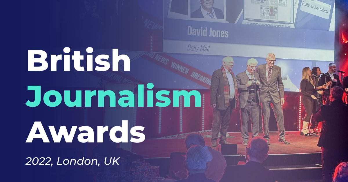 Congratulations To The Winners Of This Year’s British Journalism Award