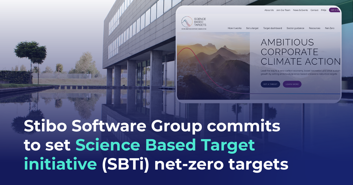 Stibo Software Group Commits To Set Science Based Target Initiative ...